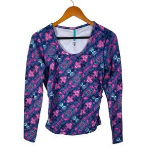 ❗️Title Nine Top Shirt Pink Blue Long Sleeve Casual Size Extra Small XS